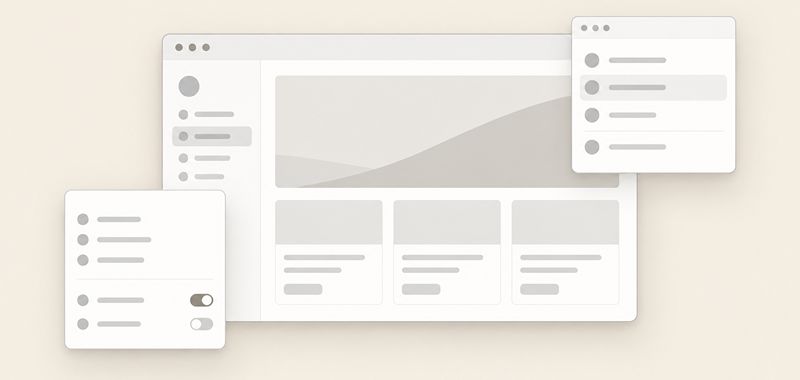 Abogados derechos interfaz UI